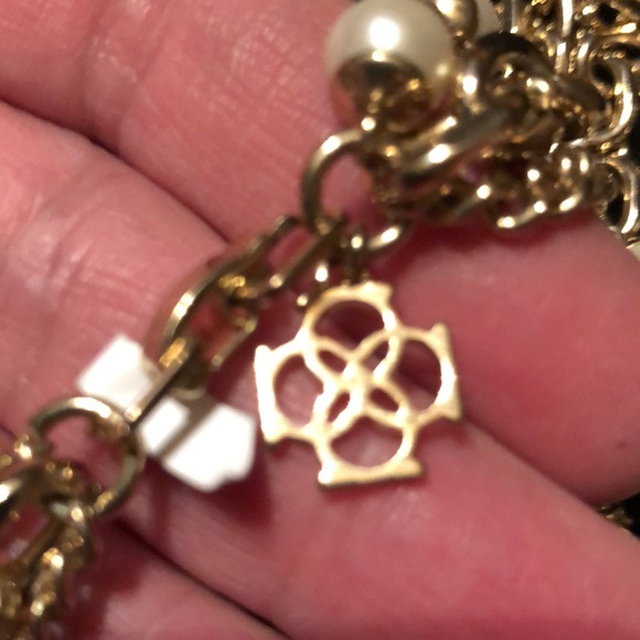 ANN TAYLOR 3-Layer Pearls & Gold Necklace Substantial & Classic Design NEW - Picture 11 of 13